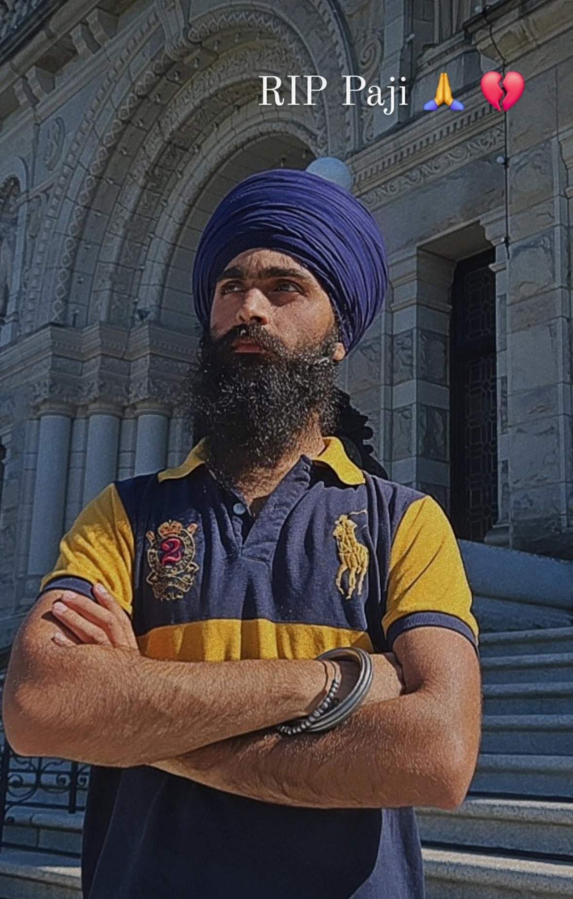 Raminderjit Singh died in a crash on Saturday near Sicamous.