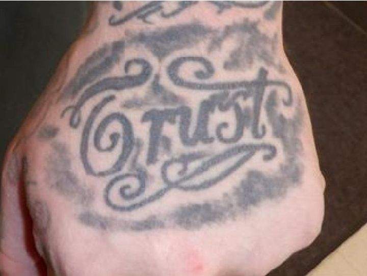 The RCMP in Alberta continue to look for Elijah Blake Strawberry, who is one of two suspects in a shooting incident that occurred on Aug. 6, 2024. In this photo, Strawberry's left hand is shown.