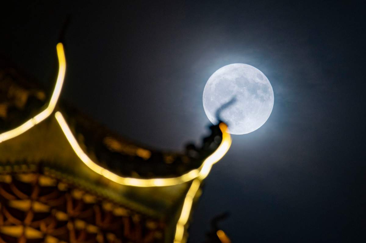 Supermoon China