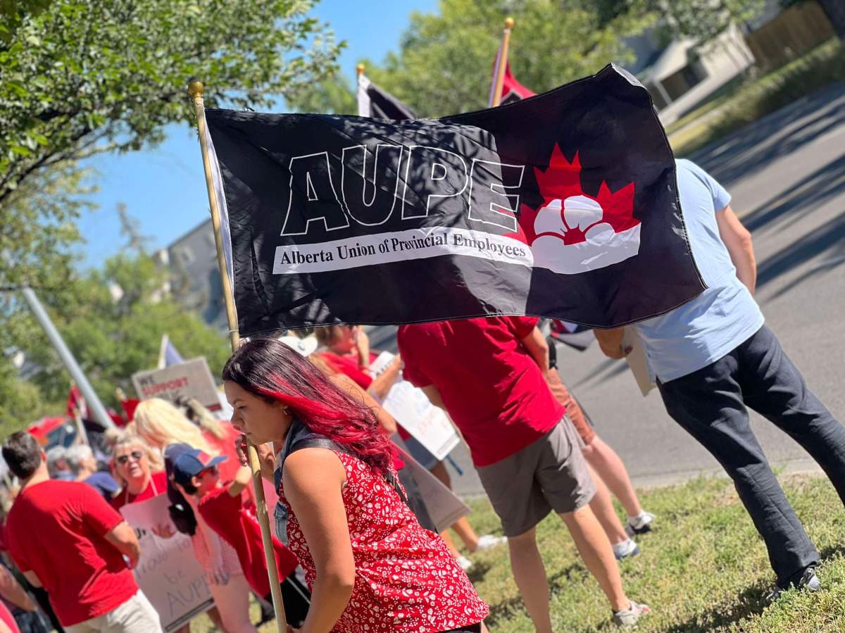 AUPE rally in Calgary