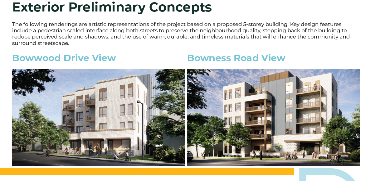Renderings of the proposed redevelopment of the park.