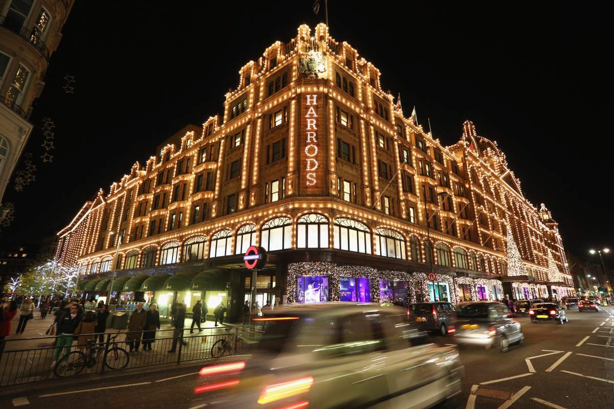 Harrods department store in Knightsbridge on November 29, 2012 in London, England.