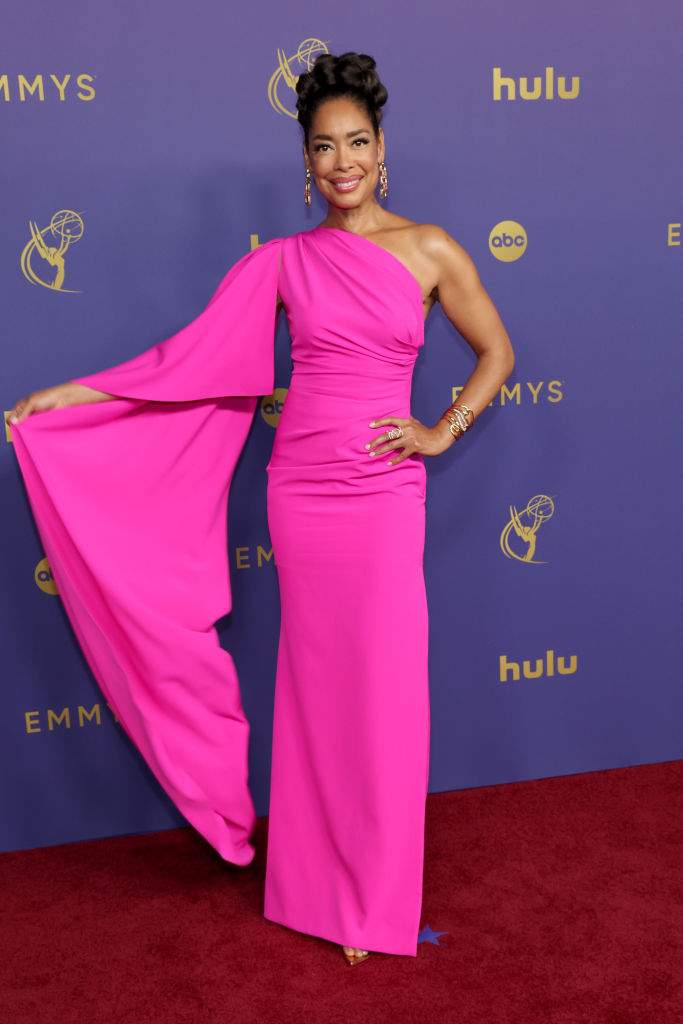 Gina Torres attends the 76th Primetime Emmy Awards at Peacock Theater on September 15, 2024 in Los Angeles, California.