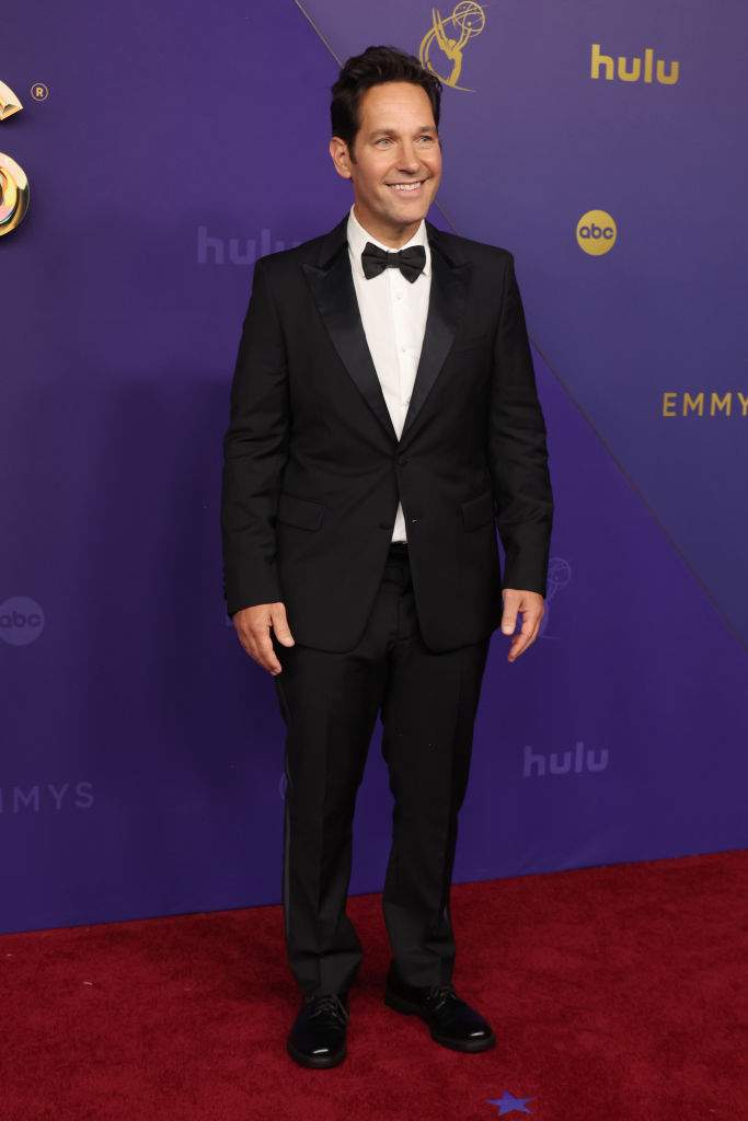Paul Rudd attends the 76th Primetime Emmy Awards at Peacock Theater on September 15, 2024 in Los Angeles, California.