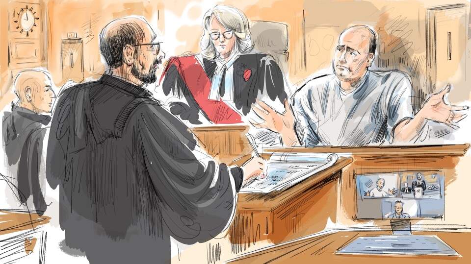 Norbert Budai testifies in his own defence.
