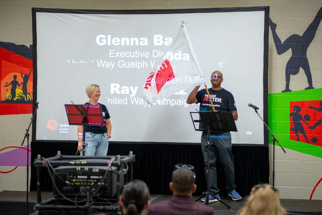 Glenna Banda and Ray Stultz were on hand for the launch of the 2024 United Way fundraising campaign last Thursday.