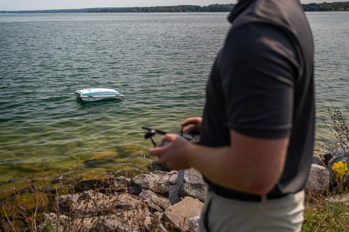 The Coca-Cola Company is sponsoring a new remote-controlled, mobile waste collector called a PixieDrone that will help Pollution Probe collect floating debris, including plastic, flowing into the Great Lakes.