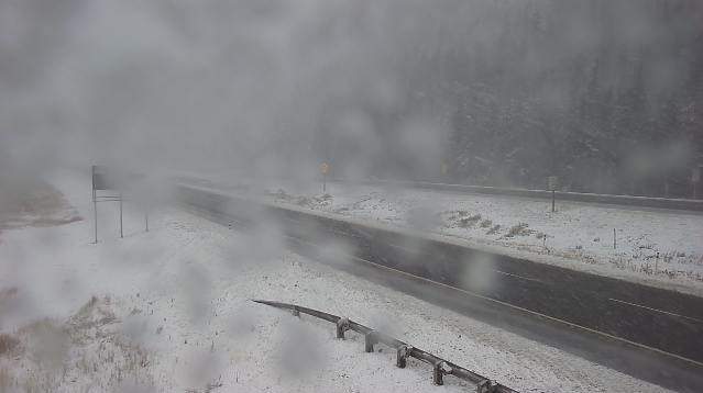 Albertans are being advised to be prepared for winter driving conditions as snow starts to accumulate in some areas such as Dead Mans Flats near Banff.
