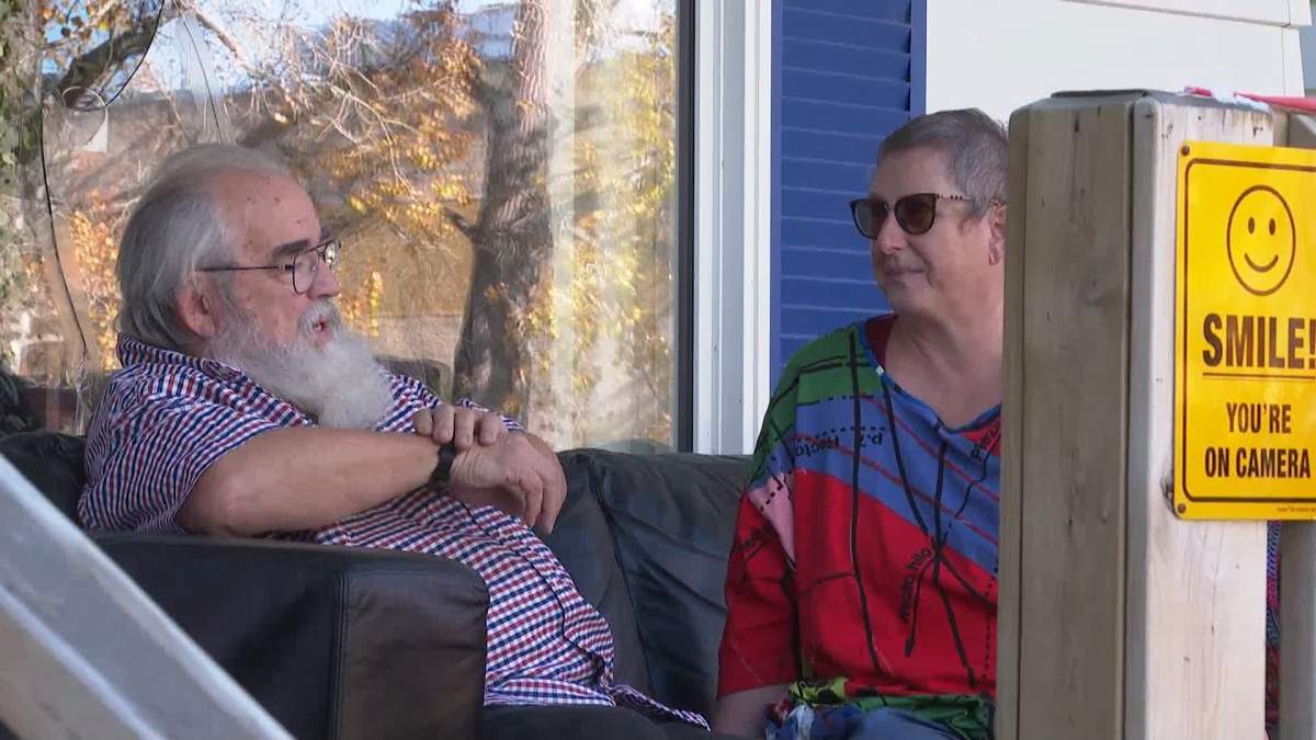 Paula and Douglas Elliott claim their High River home has been the target of hate crimes because of their support for the local queer community.