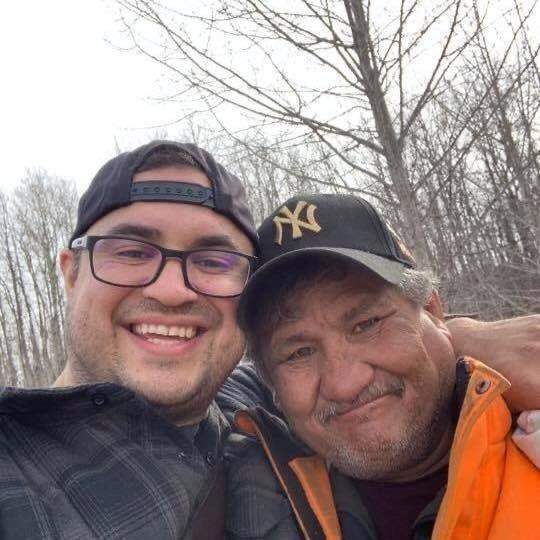 Jake (Jacob) Sansom (left) and his uncle Morris (Maurice) Cardinal are shown in a handout photo from the Facebook page "Justice for Jake and Morris." Canada's top court has declined to hear the appeal of one of two men found guilty in the fatal shooting of two Métis hunters in eastern Alberta.