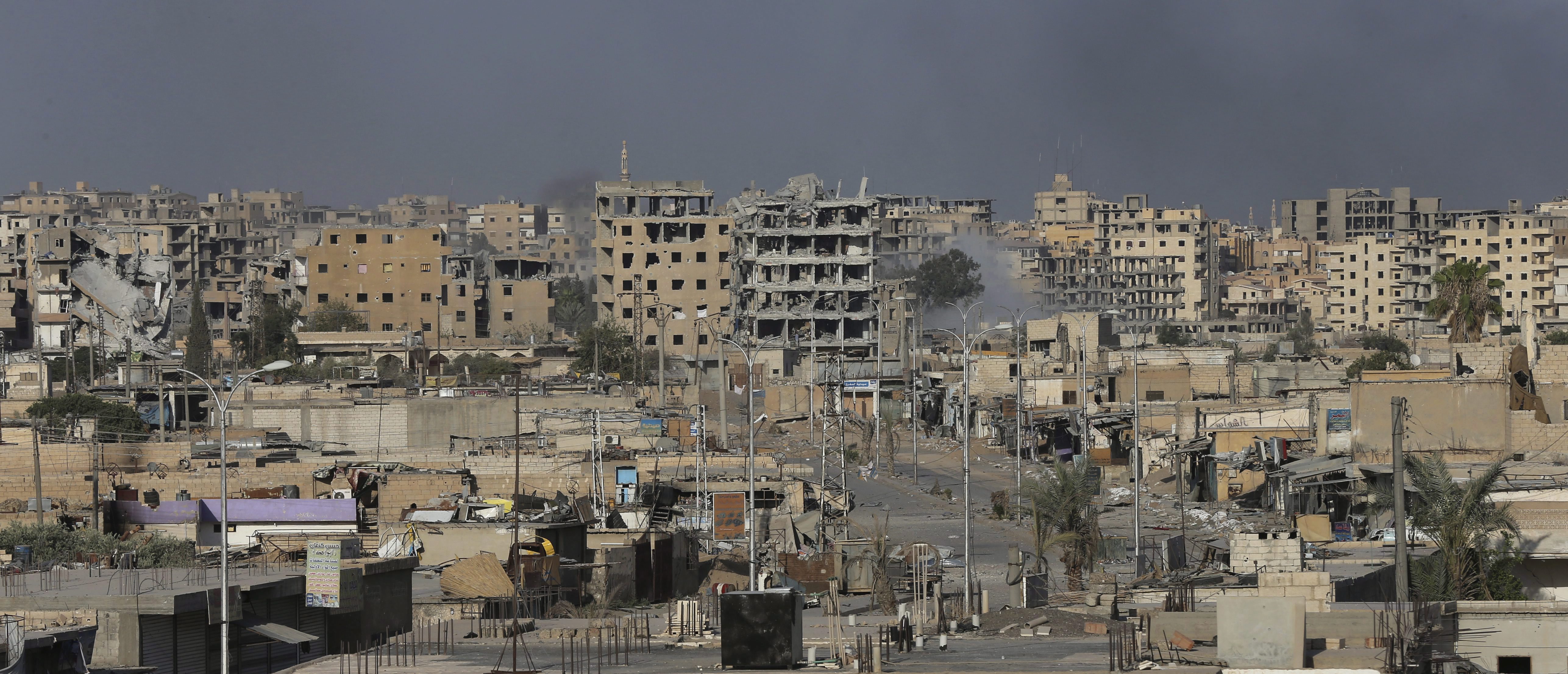 Raqqah, Syria, July 27, 2017. (AP Photo/Hussein Malla)