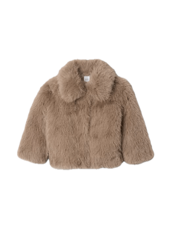 Kids' furry coat