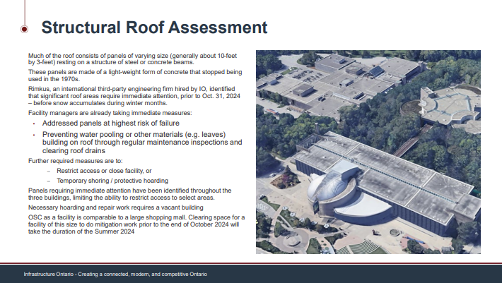 Infrastructure Ontario ‘worked with’ engineering firm ahead of science centre closure report - image