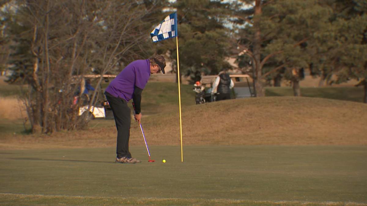 The course pro at Cattail Crossing in Edmonton says the course is fully booked over the weekend but has a few tee times open on Monday.