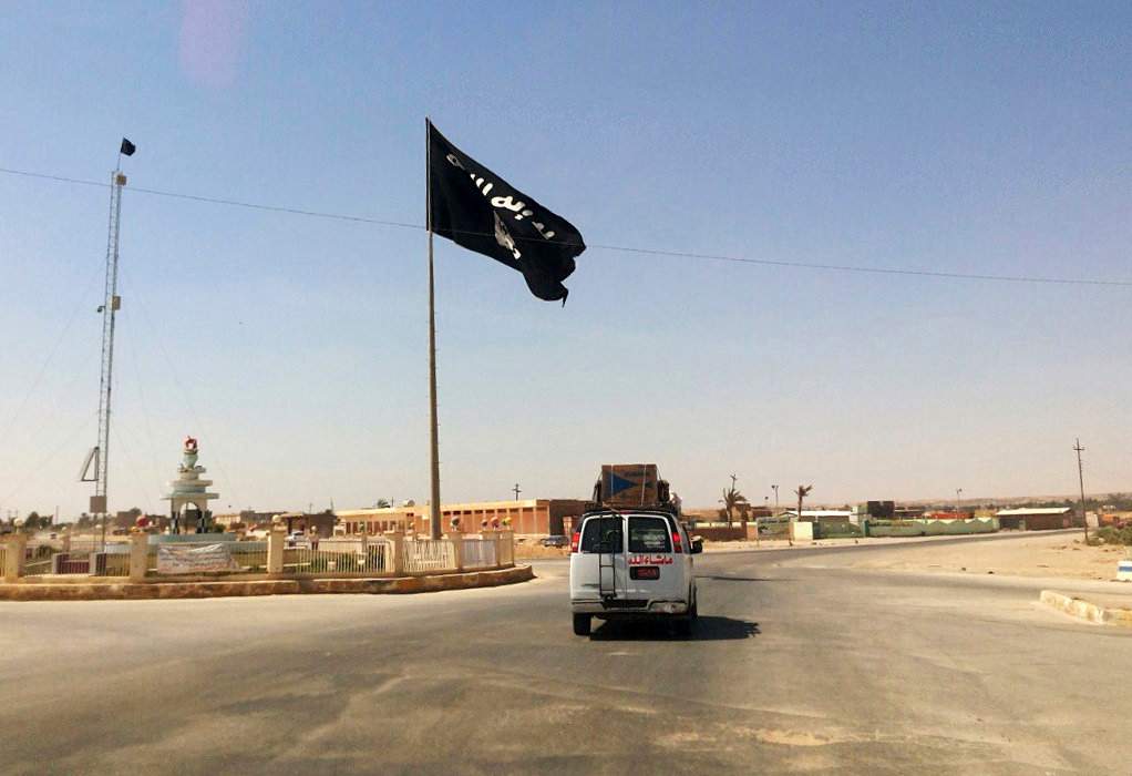 Islamic State flag, Rawah, Iraq, July 22, 2014, (AP Photo/File).