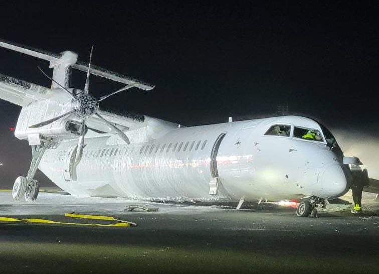 The Transportation Safety Board of Canada is investigating an incident involving a plane at the Halifax Stanfield International Airport, which one passenger described as a rough landing that sparked flames.
