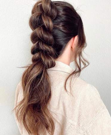 Look 7: Boho Bubble Braids