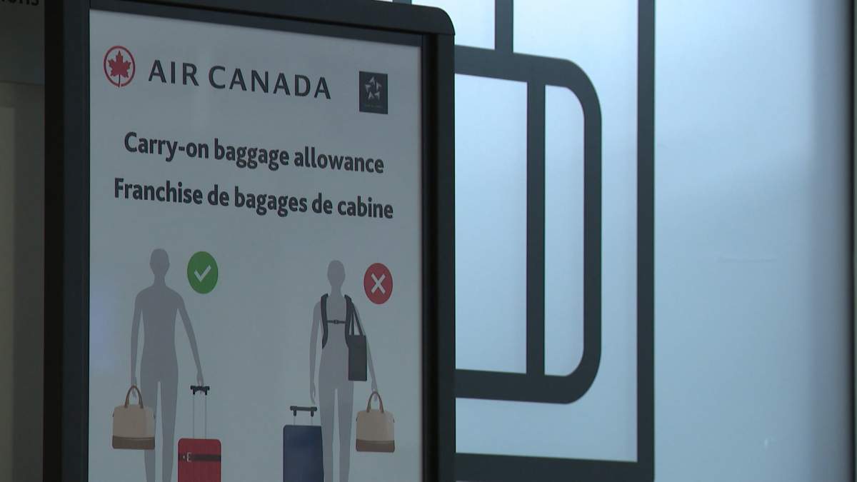 Air Canada is the latest of the country's largest airlines to announce plans to charge passengers for carry on baggage. Starting in the new year, passengers flying within North America or to sun destinations will need to pay a fee for duffel bags and large backpacks.