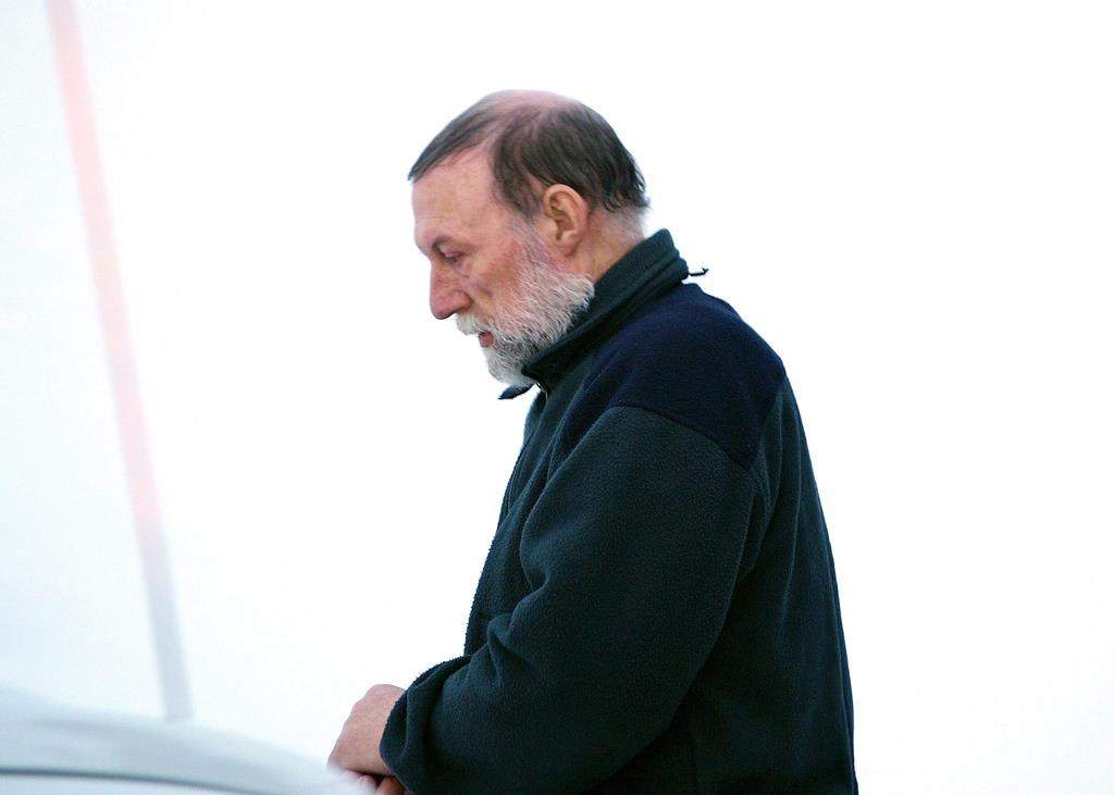 Eric Dejaeger leaves an Iqaluit courtroom on Jan. 20, 2011.