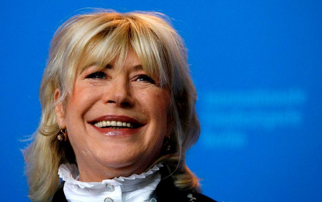 British actress and singer Marianne Faithfull during a photo-call at the 57th International Film Festival in Berlin on Feb. 13, 2007.