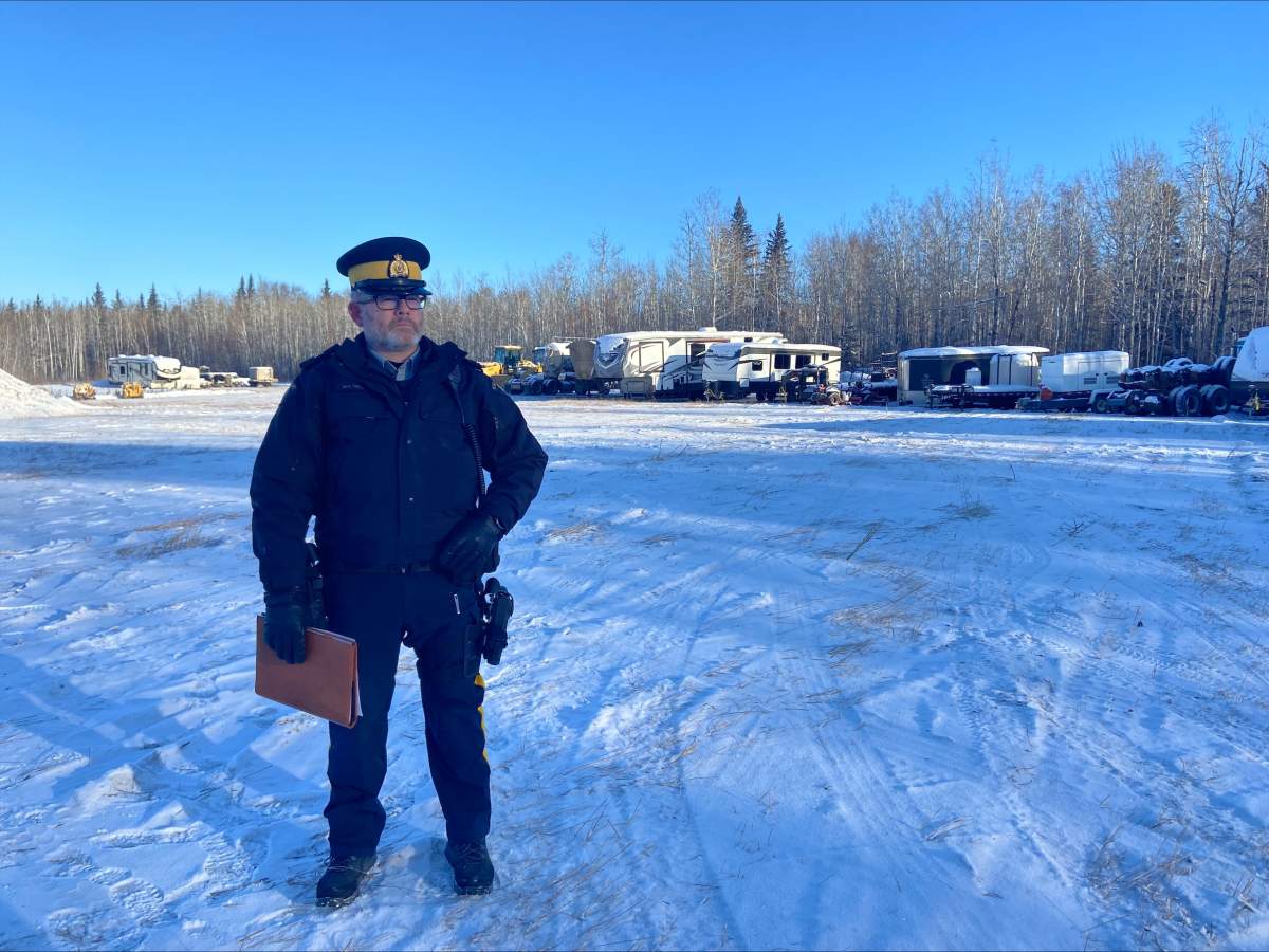 The discovery of what Alberta RCMP believe was a "chop shop" in Athabasca County being used to prepare stolen vehicles for resale was surprising because of "the sheer scale of this investigation," a police official told reporters on Thursday.