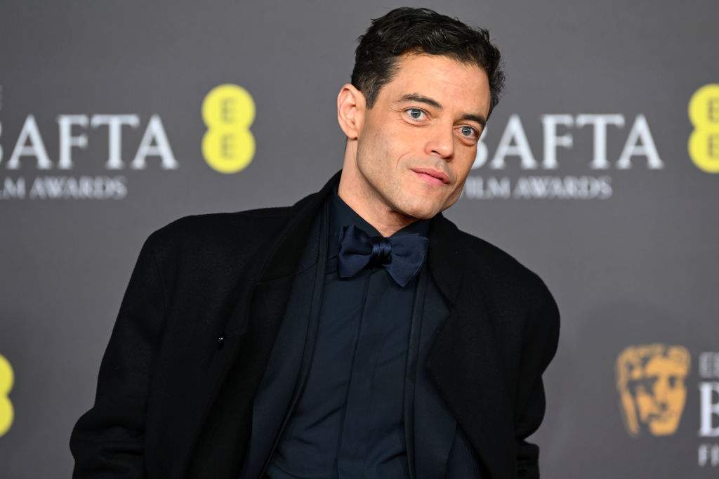 Rami Malek attends the EE BAFTA Film Awards 2024 at The Royal Festival Hall on February 18, 2024 in London, England.
