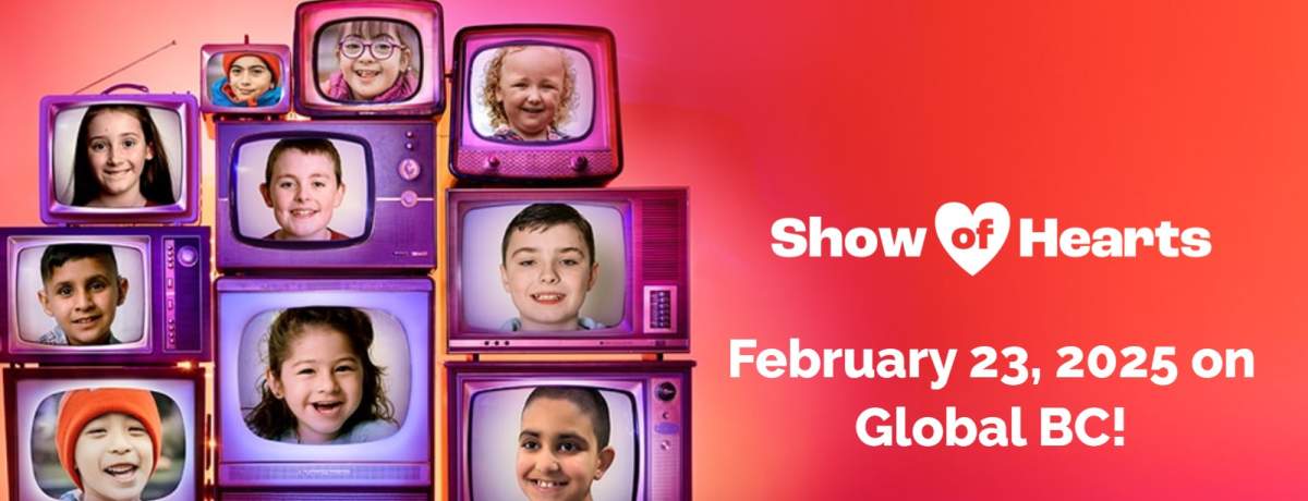 Variety Show of Hearts Telethon airs on Global BC on Feb. 23.