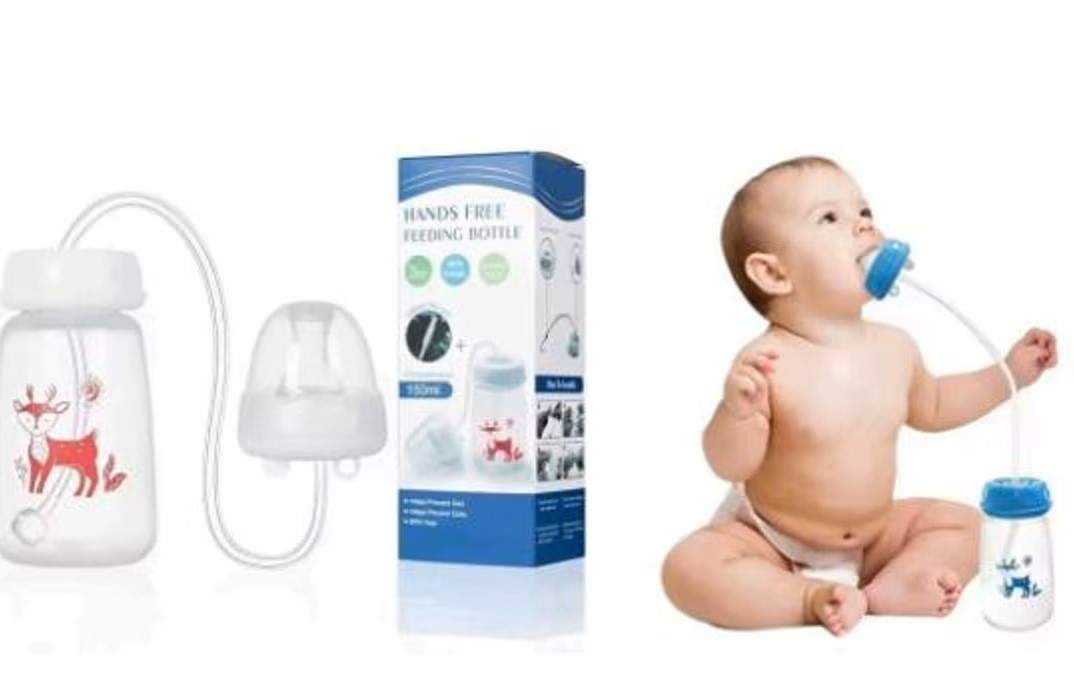 Infant self-feeding devices are banned in Canada and pose life-threatening risks and violate the Canada Consumer Product Safety Act, the health agency warned.