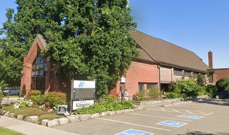 St. Matthew's Anglican Church where a private elementary school, Kingsley School, was operating for ten years.