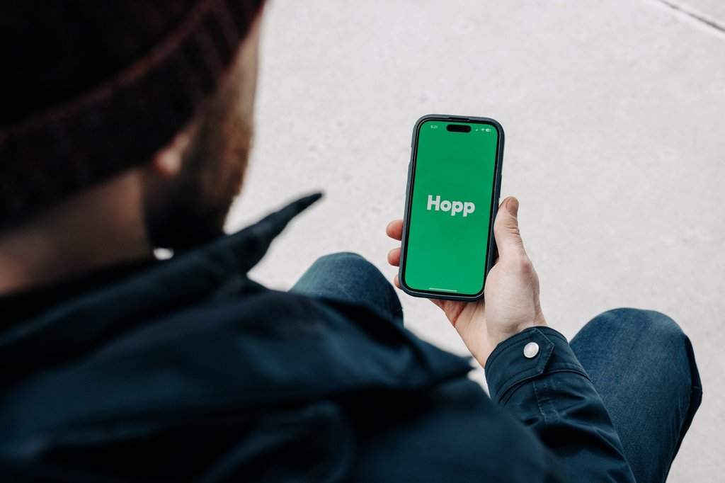 Estonian company Bolt says it has launched its Hopp ride-hailing service in the Greater Toronto Area. Hopp’s debut spans Toronto, Mississauga, Markham, Vaughan, and Richmond Hill, but the service plans to push even further across Canada over time. THE CANADIAN PRESS/HO-Bolt **MANDATORY CREDIT** .