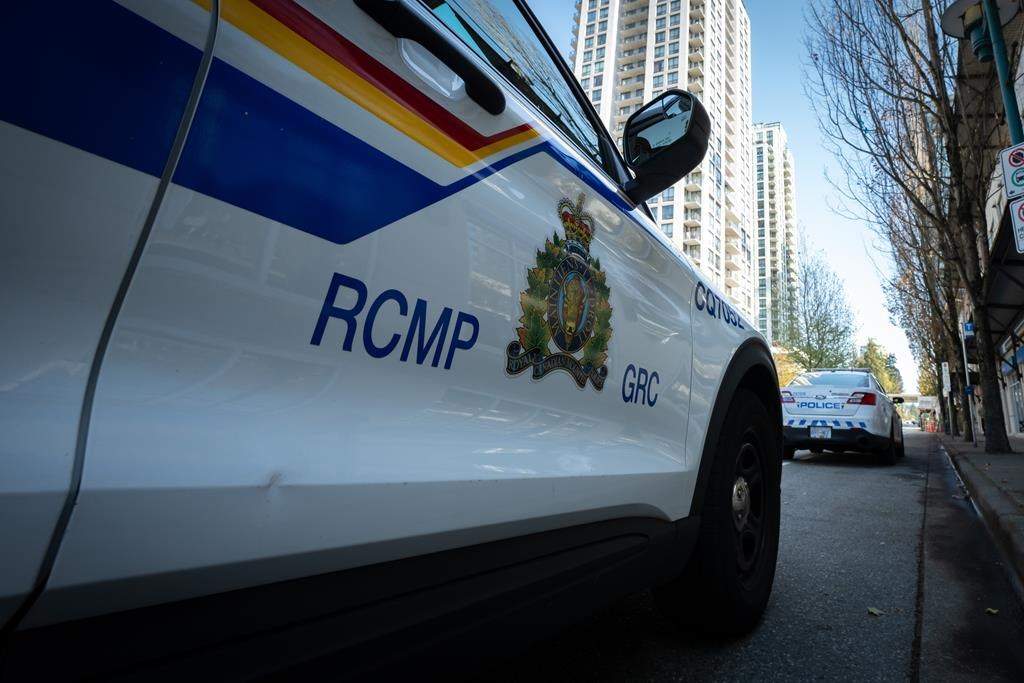 An RCMP vehicle is shown in Coquitlam B.C. on Friday, Sept. 22, 2023. 