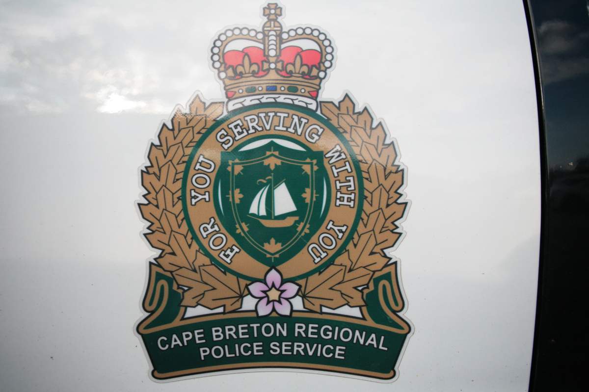The Cape Breton Regional Police crest on a cruiser in North Sydney, N.S., July, 18, 2013. 