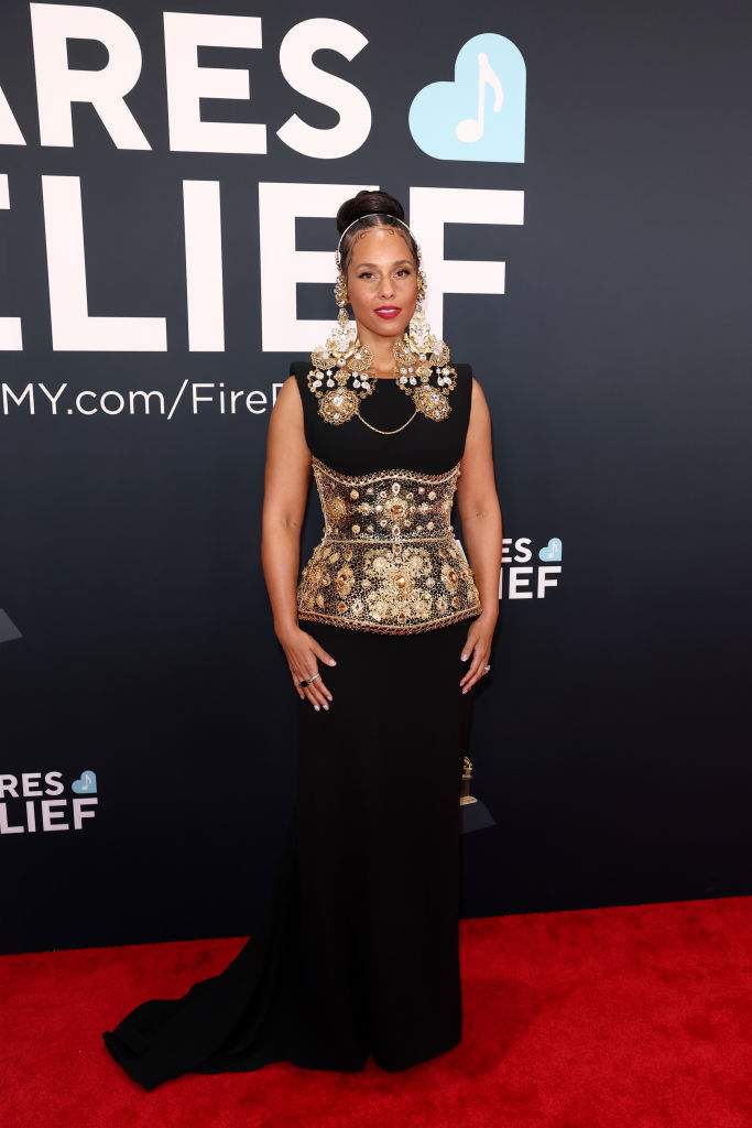 Alicia Keys attends the 67th Annual GRAMMY Awards on February 02, 2025 in Los Angeles, California.