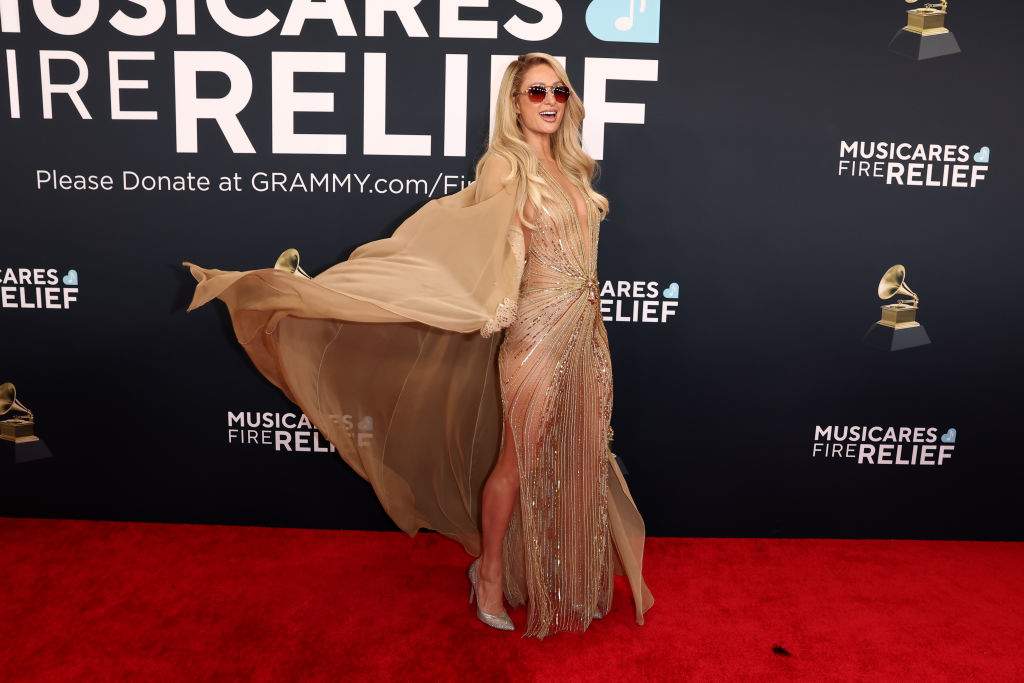 Paris Hilton attends the 67th Annual GRAMMY Awards on February 02, 2025 in Los Angeles, California.