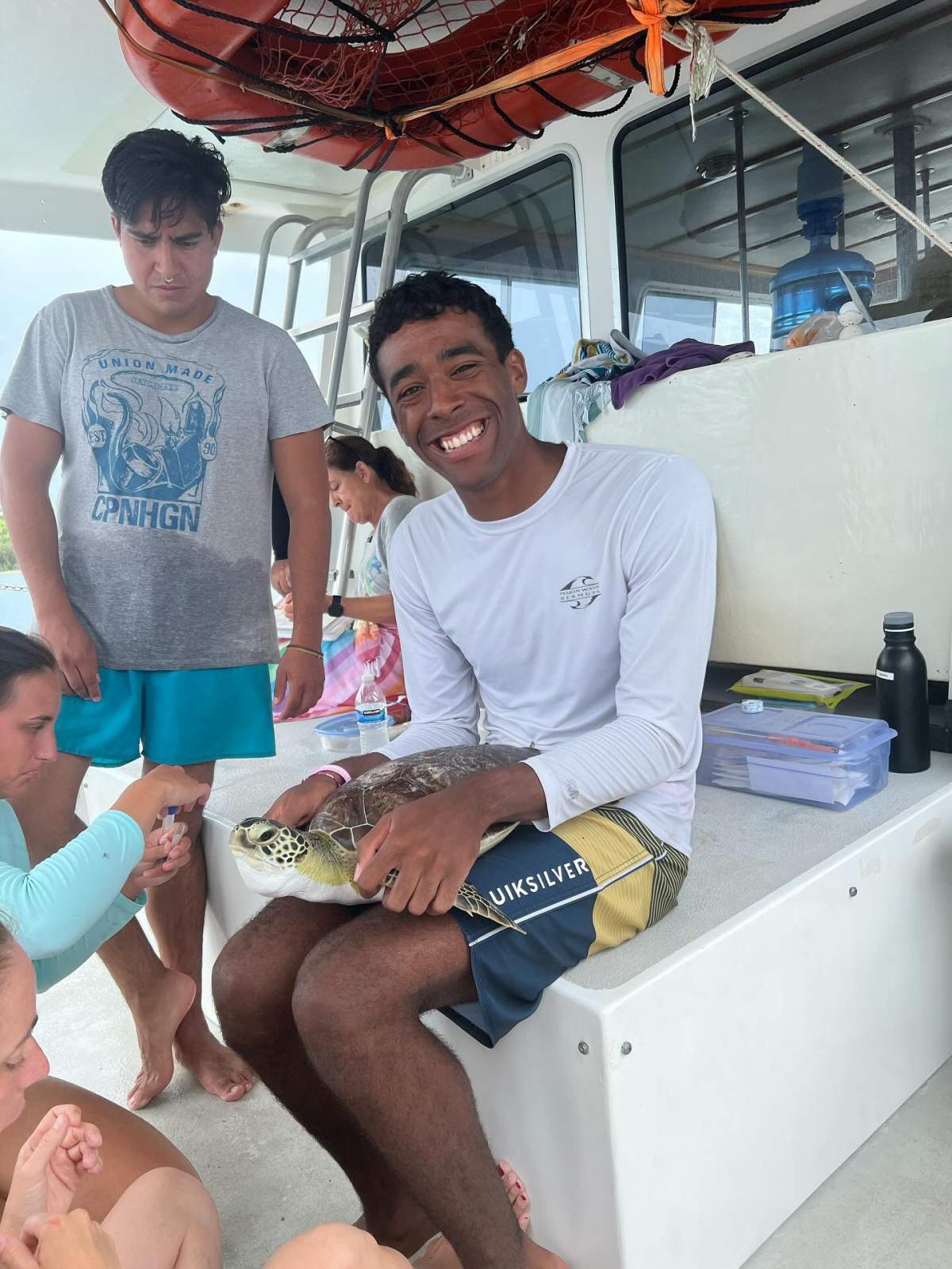 Jayden Parker's passion began while volunteering at a local aquarium growing up in Bermuda. The fourth-year biomedical sciences student will study overseas in September.