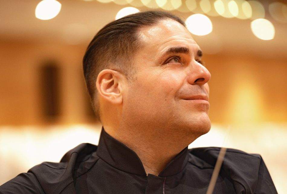 A photo of Jean-Marie Zeitouni that was posted on X by the Edmonton Symphony Orchestra after it named him as its new music director.