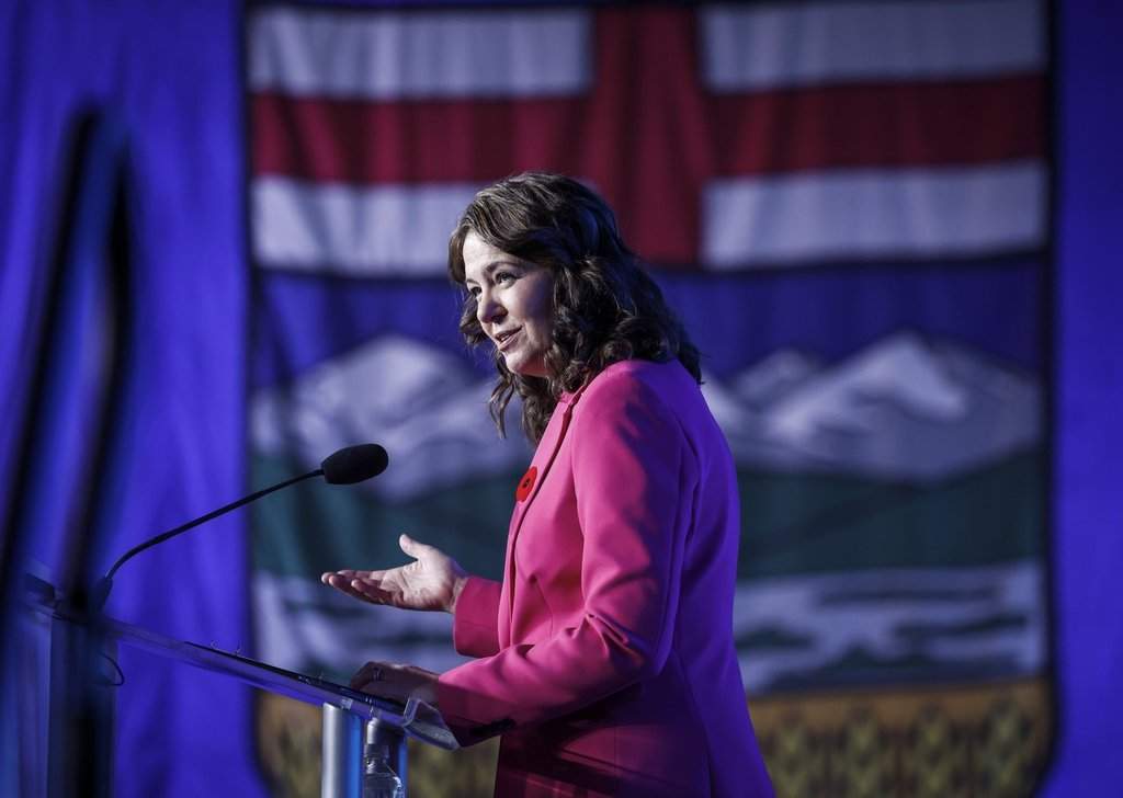 A file photo of Alberta Premier Danielle Smith.