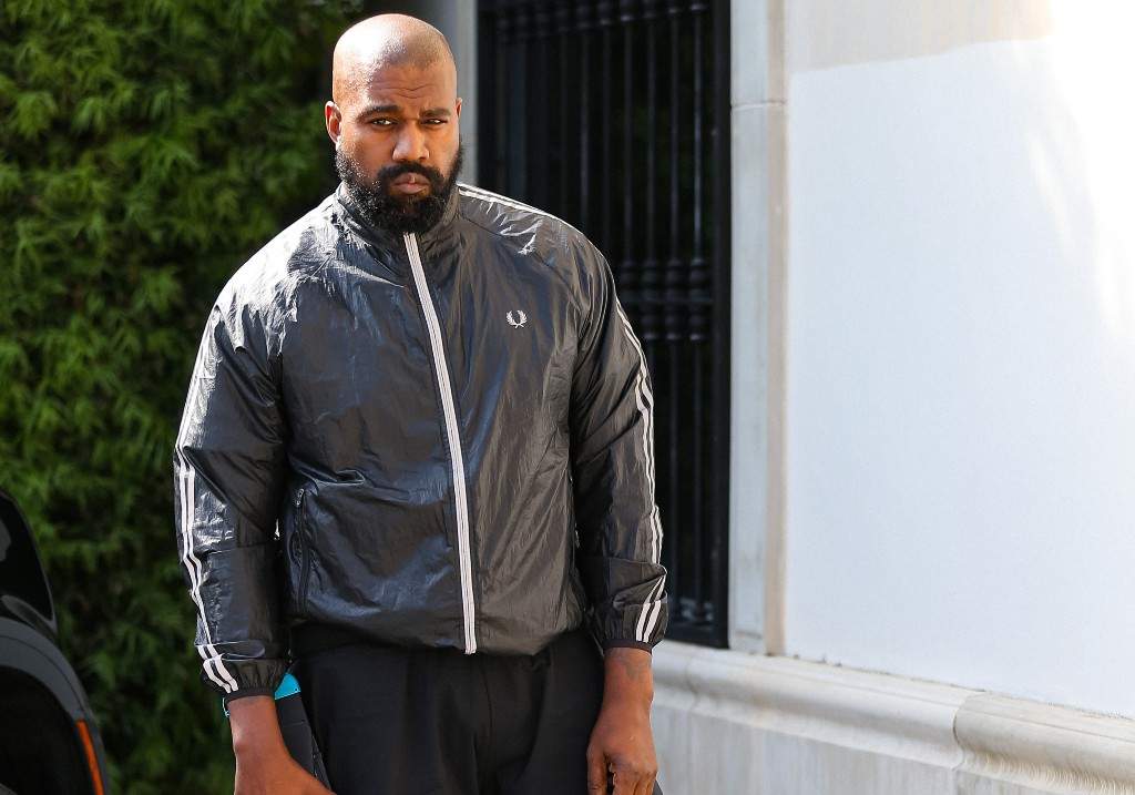 Kanye West is seen on March 21, 2024 in Los Angeles, California.