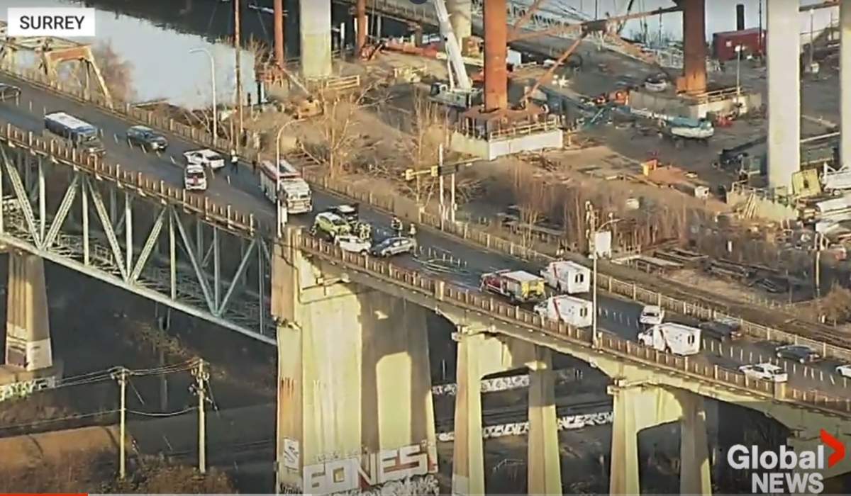 Friday night's crash was the second fatal crash on the Patullo bridge in less than a month. On January 26 a woman was killed and two others taken to hospital after a five vehicle pileup on the bridge.