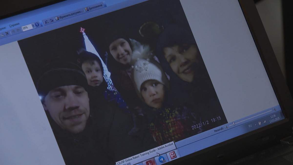 Tetiana Prykhodko, seen here during New Years celebrations with her family in Ukraine, just weeks before Russia invaded, fears even if a peace deal is reached, Ukraine will be carved up leaving them with no home to return to.
