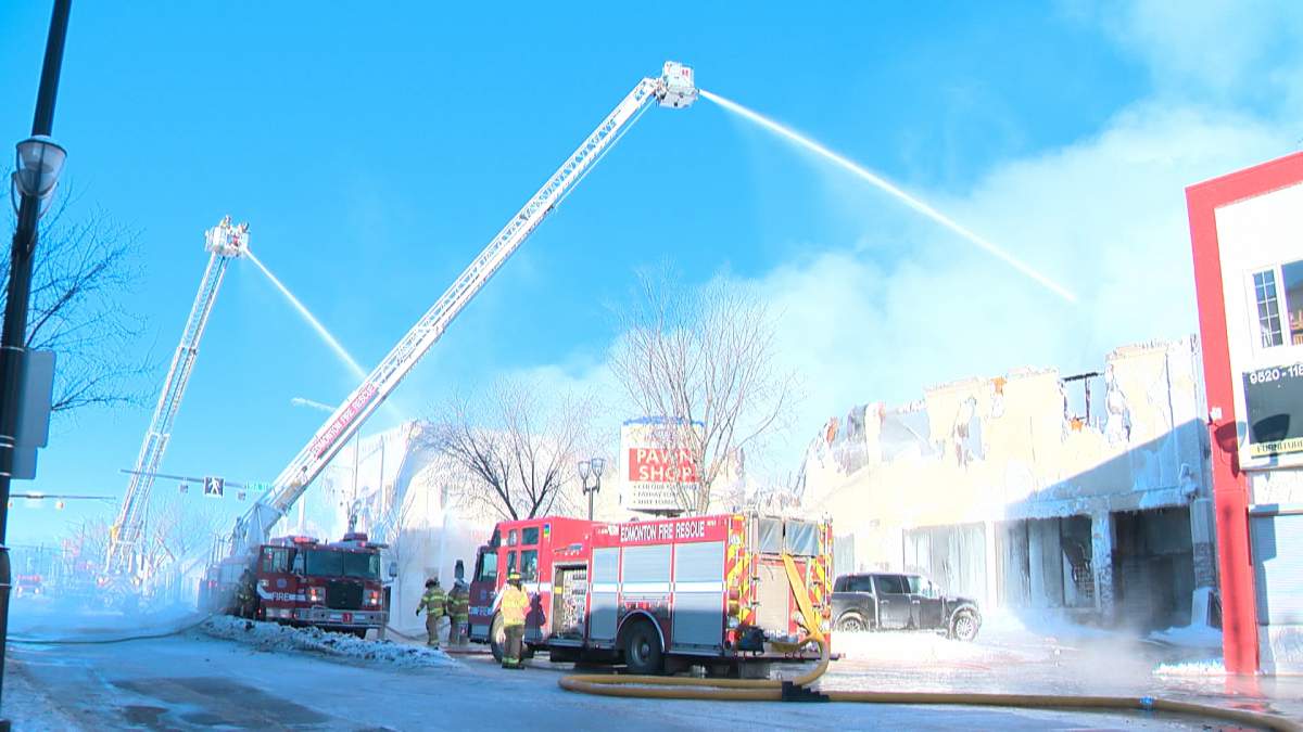 Really, really difficult. That is how Edmonton firefighters describe the challenge of fighting an early morning fire while the area was under an extreme cold warning.