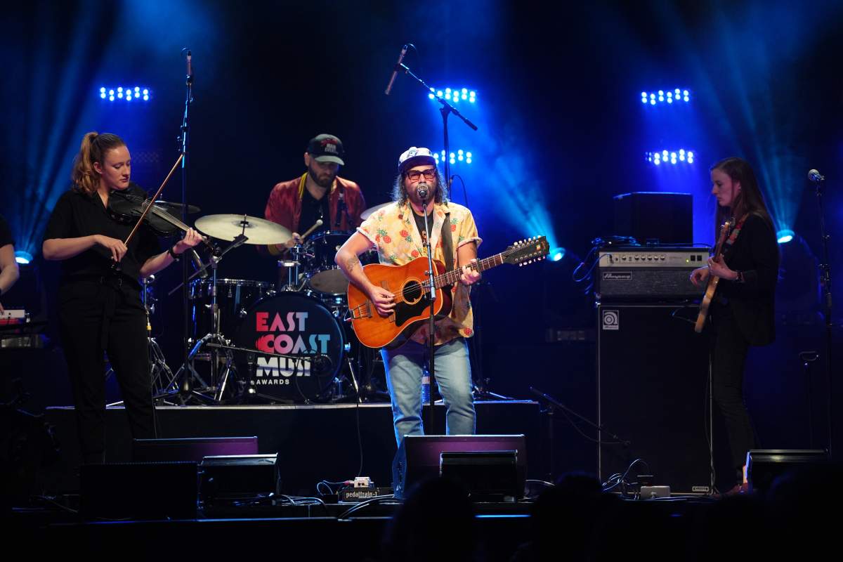 Adam Baldwin performs during the East Coast Music Awards in Halifax on Thursday, May 4, 2023. THE CANADIAN PRESS/Darren Calabrese.