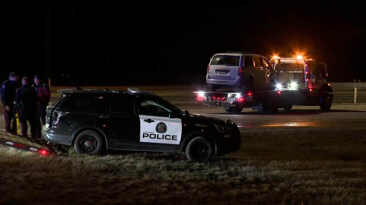 A Calgary police officer was injured during a traffic stop when their vehicle was hit by an alleged drunk driver on Stoney Trail S.E. at 88 Street S.E. on Friday, March 21, 2025.