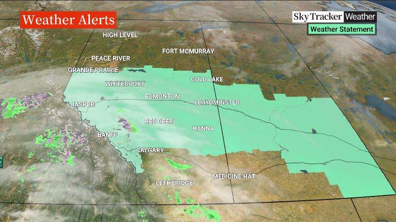 Lousy Smarch weather: Wet snow, freezing rain expected in Alberta - image