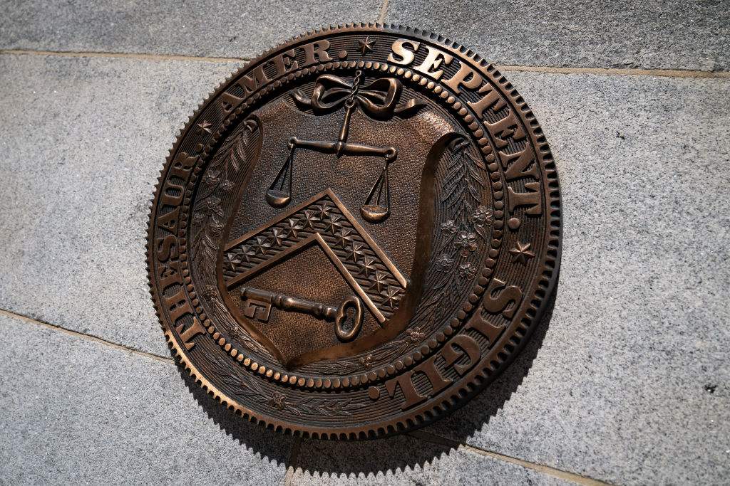 The U.S. Treasury Department in Washington, D.C., on Friday, May 31, 2024.