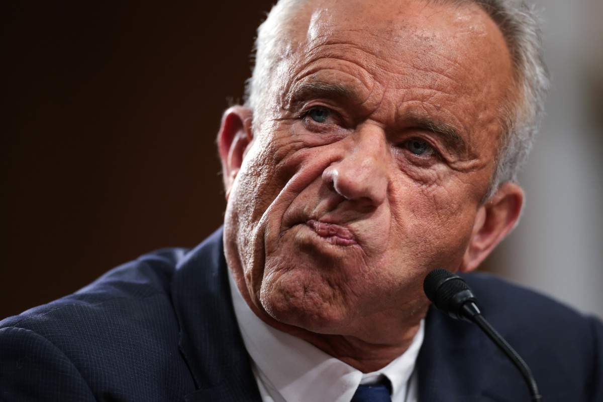 WASHINGTON, DC - JANUARY 29: Robert F. Kennedy Jr., U.S. President Donald Trump's nominee for Secretary of Health and Human Services testifies during his Senate Finance Committee confirmation hearing at the Dirksen Senate Office Building on January 29, 2025 in Washington, DC. In addition to meeting with the Senate Finance Committee, Kennedy will also meet with the Senate Health, Education, Labor and Pensions Committee tomorrow.