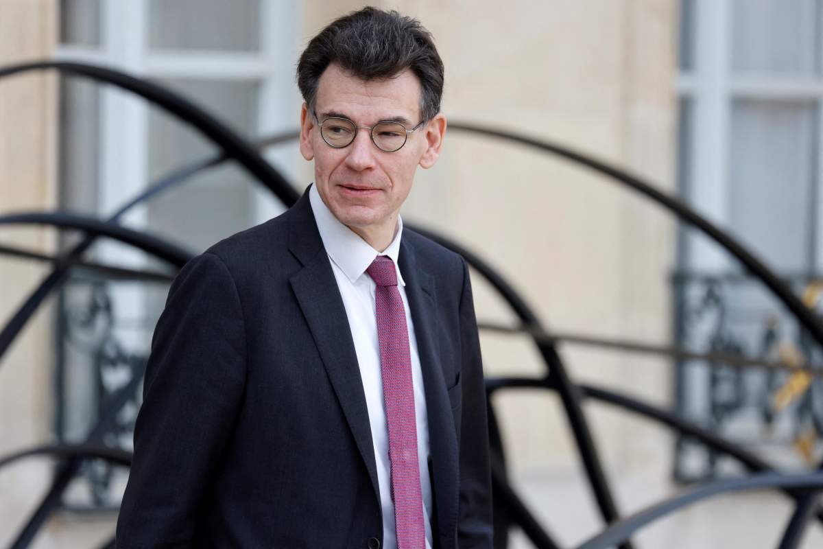 France's Minister in charge of Higher Education and Research Philippe Baptiste leaves the Elysee presidential palace after the weekly cabinet meeting in Paris on February 19, 2025.