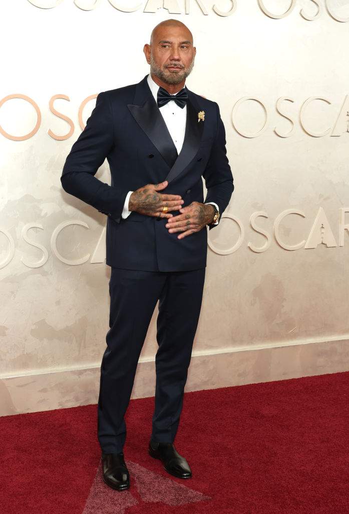 Dave Bautista attends the 97th Annual Oscars at Dolby Theatre on March 02, 2025 in Hollywood, California.
