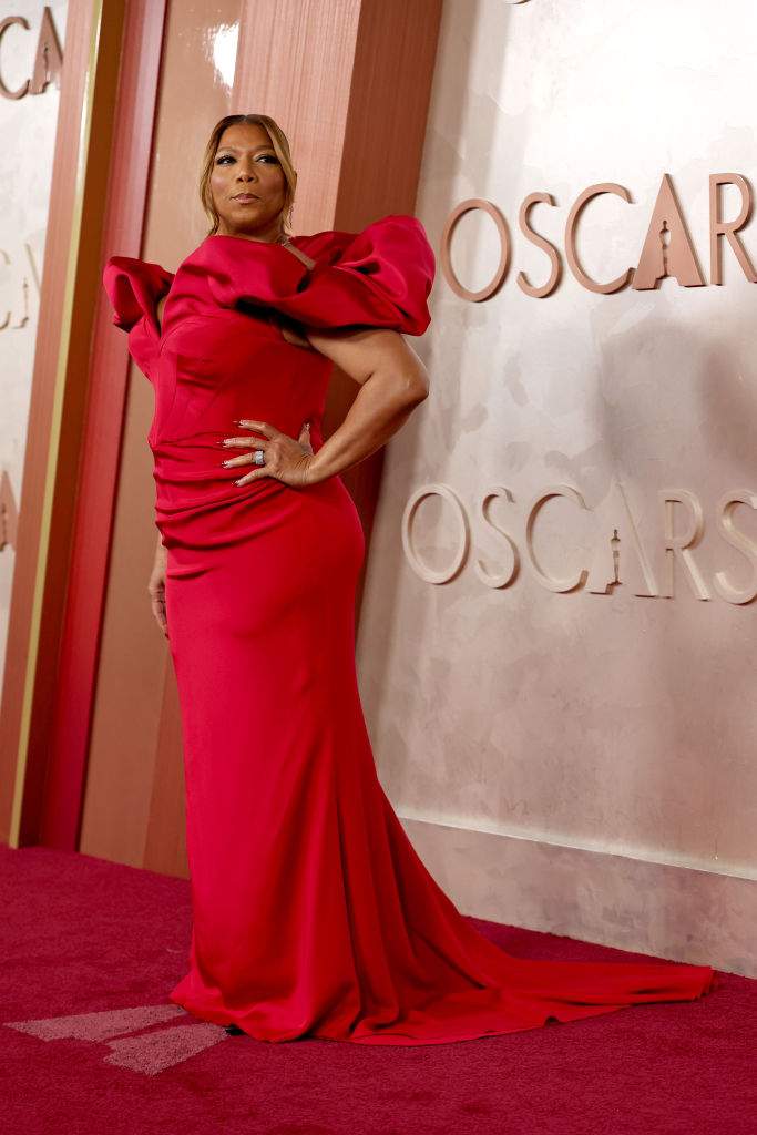 Queen Latifah attends the 97th Annual Oscars at Dolby Theatre on March 02, 2025 in Hollywood, California.