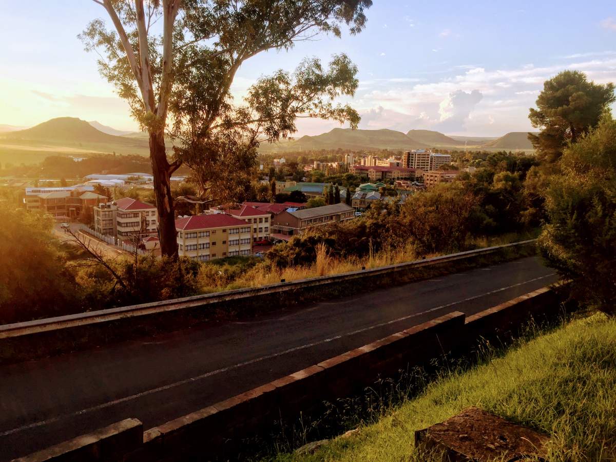 The city of Maseru, Lesotho at sunset, surrounded by hills (Tzviatko Chiderov/Getty Images)